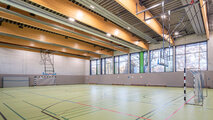Zehnder ZFP, RHC, CP, Ceiling Panel, Zehnder, Reference, sports hall, foyer, Riedhalle, Steinheim an der Murr