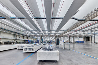 Zehnder ZFP, RHC, CP, Ceiling Panel, Zehnder, Reference, warehouse, production, hall, Rena, Mönchweiler