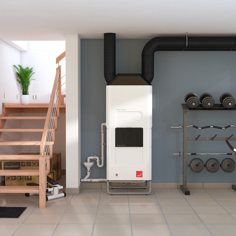 Rendering Zehnder ComfoClime 36 Comfortable indoor ventilation Front view