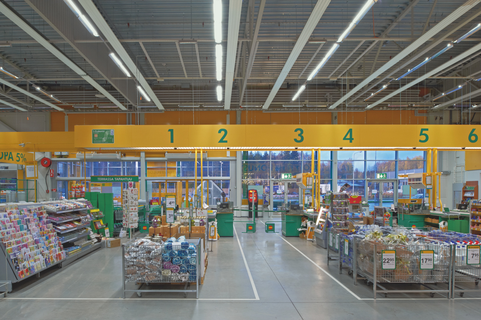Kordin Terra construction market, DIY superstore, Tuusula, Finland, Reference