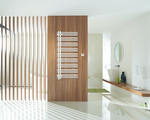 Rendering Zehnder Yucca Asym Decorative radiator Front view