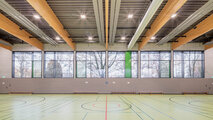 Zehnder ZFP, RHC, CP, Ceiling Panel, Zehnder, Reference, sports hall, foyer, Riedhalle, Steinheim an der Murr