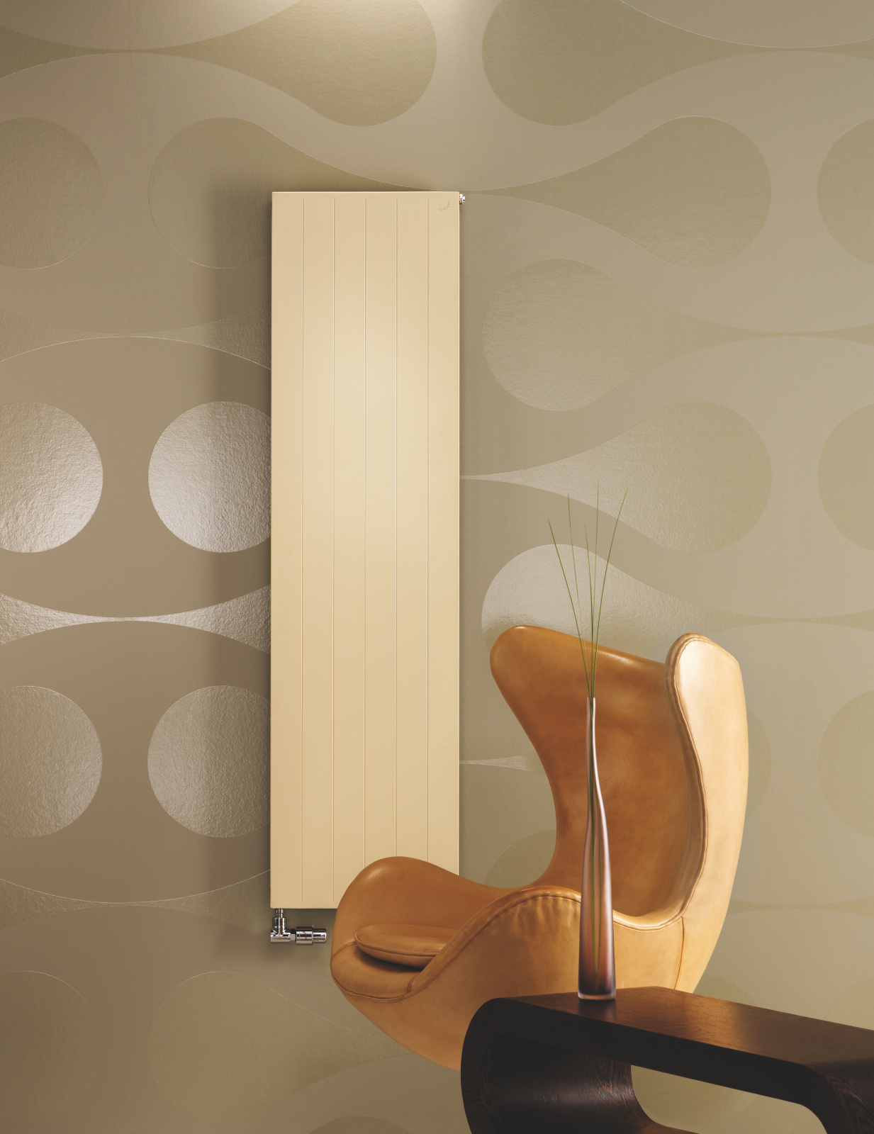 Zehnder_RAD_Radiapanel-HY_sand quartz_livingroom Rendering Zehnder Radiapanel Decorative radiator