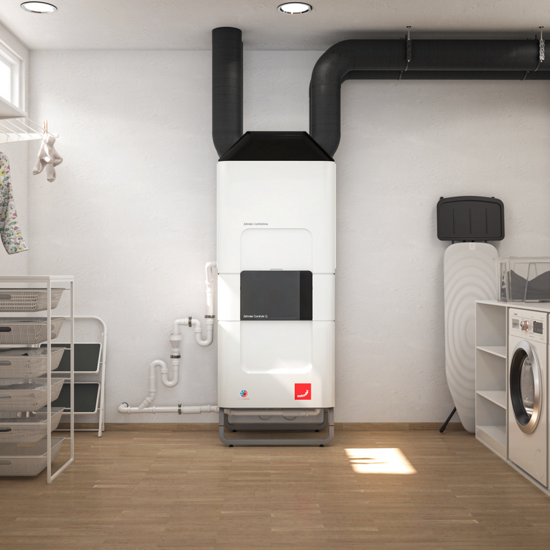 Rendering Zehnder ComfoClime Q Comfortable indoor ventilation Front view