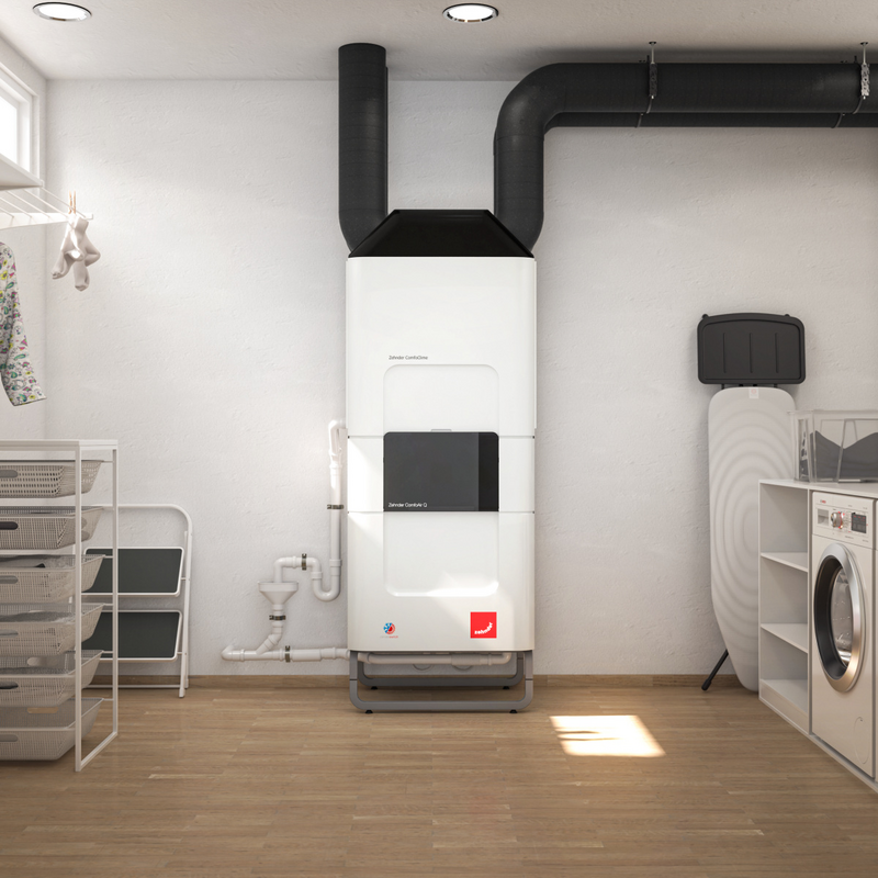 Rendering Zehnder ComfoClime Q Comfortable indoor ventilation Front view