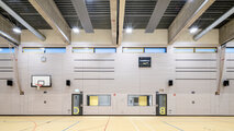 Zehnder ZFP, RHC, CP, Ceiling Panel, Zehnder, Reference, sports hall, foyer, Riedhalle, Steinheim an der Murr