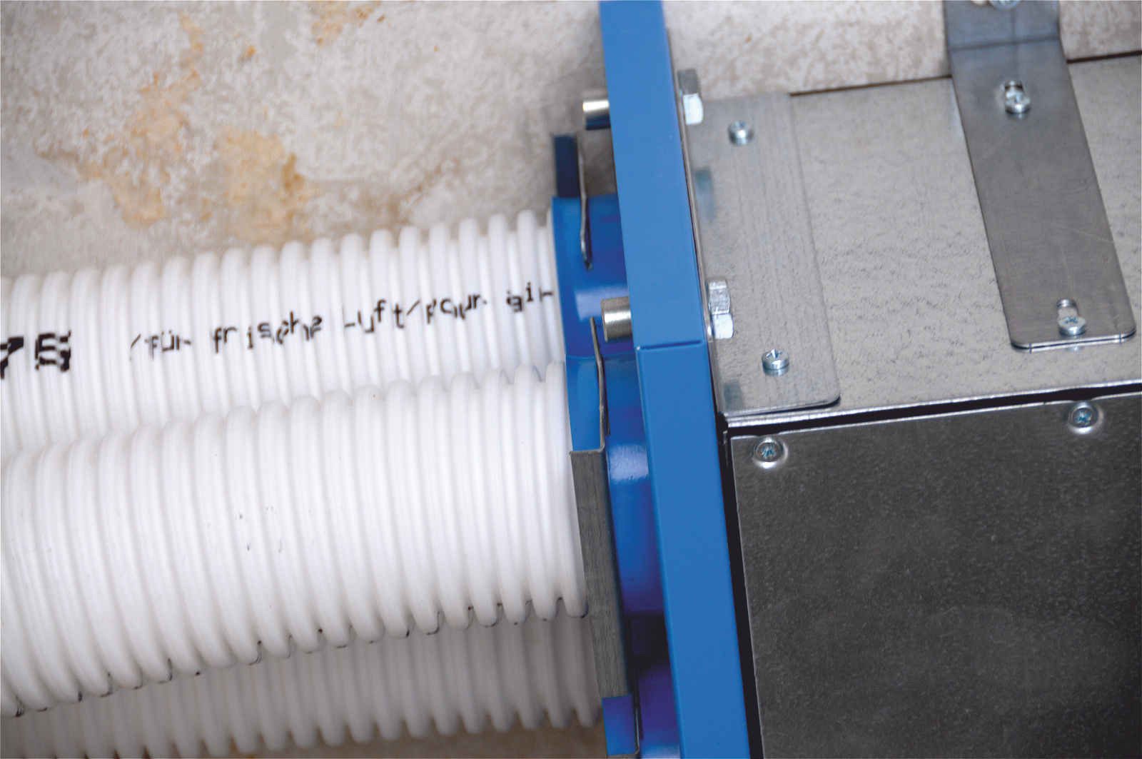 Reference ComfoTube DN160 Comfortable indoor ventilation Top view