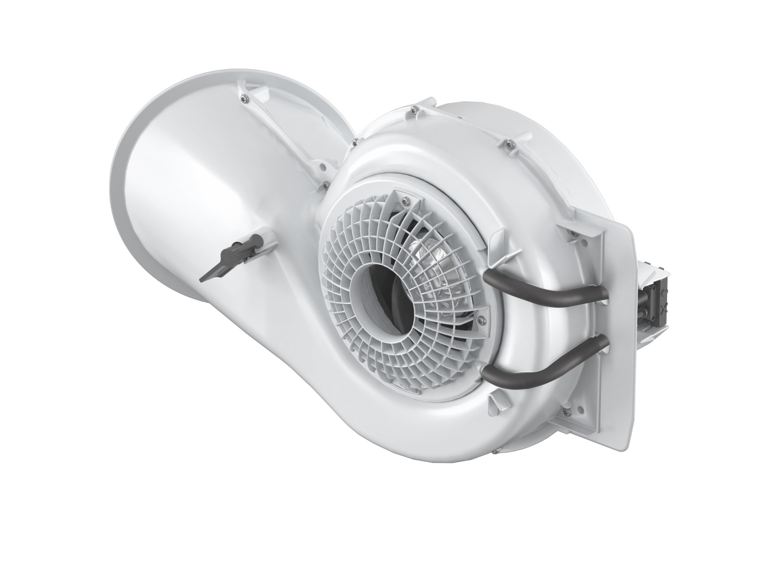 Cut-Out Zehnder ComfoAir Flex 250 Comfortable indoor ventilation Angled view