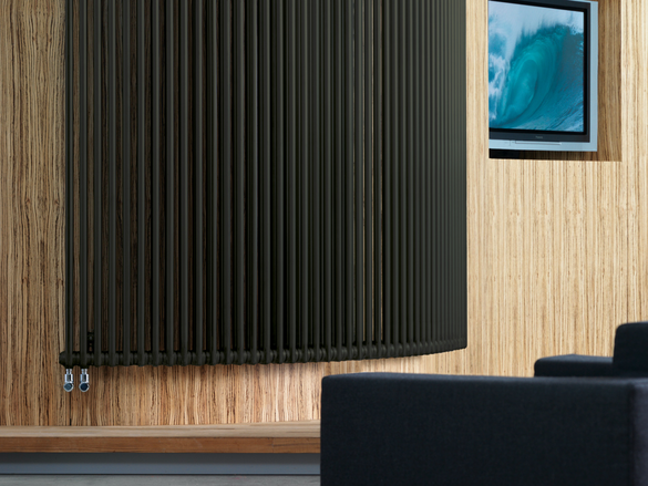 Rendering Zehnder Charleston Decorative radiator Front view