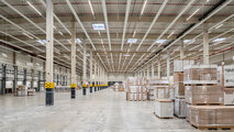 ZIP, radiant ceiling panel, reference, IKEA, Salzgitter, industrial hall, hall, warehouse, production hall