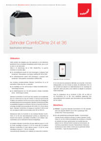 ComfoClime 24 et 36