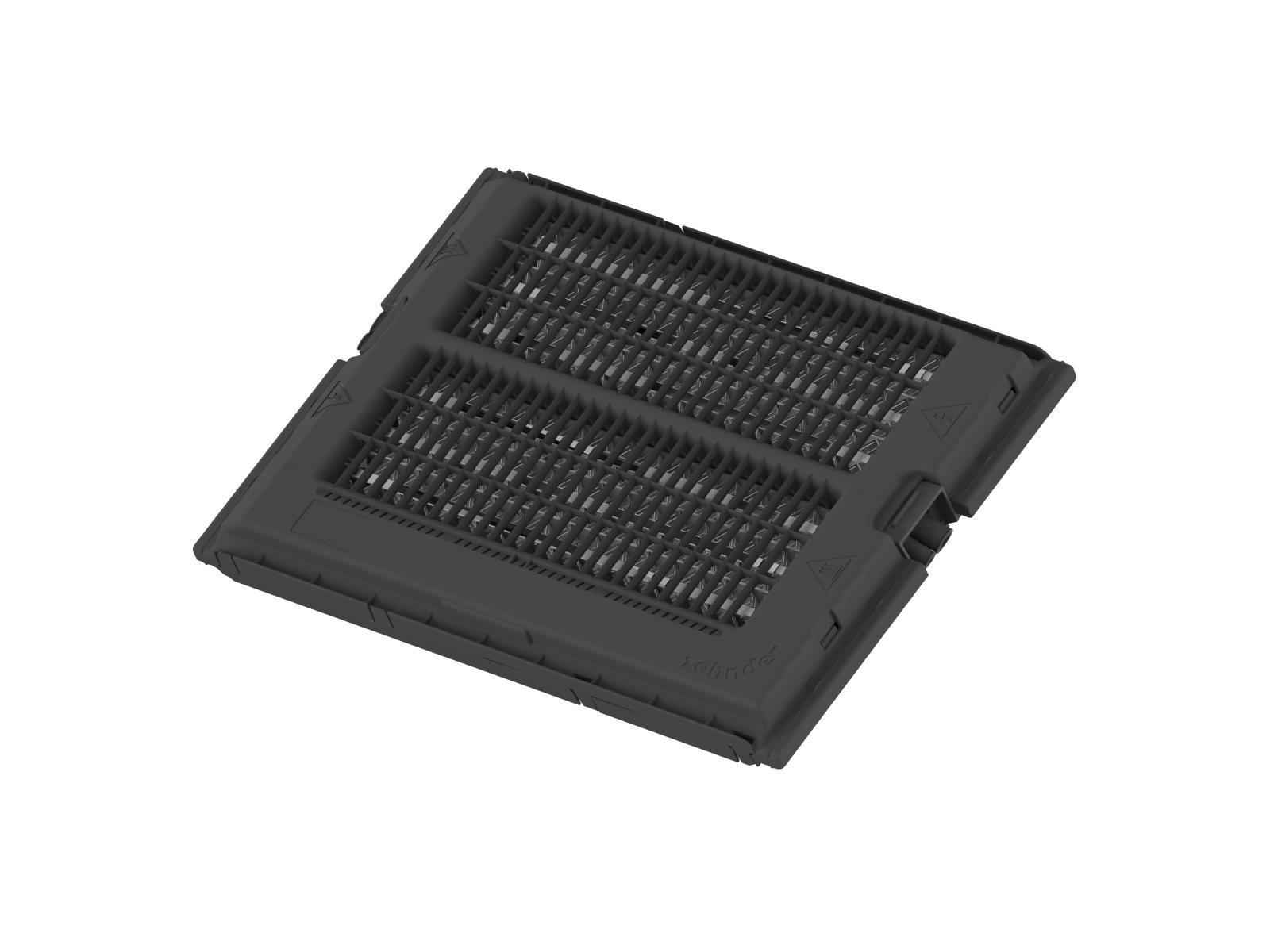 Cut-Out Zehnder ComfoAir Flex 250 Comfortable indoor ventilation Angled view