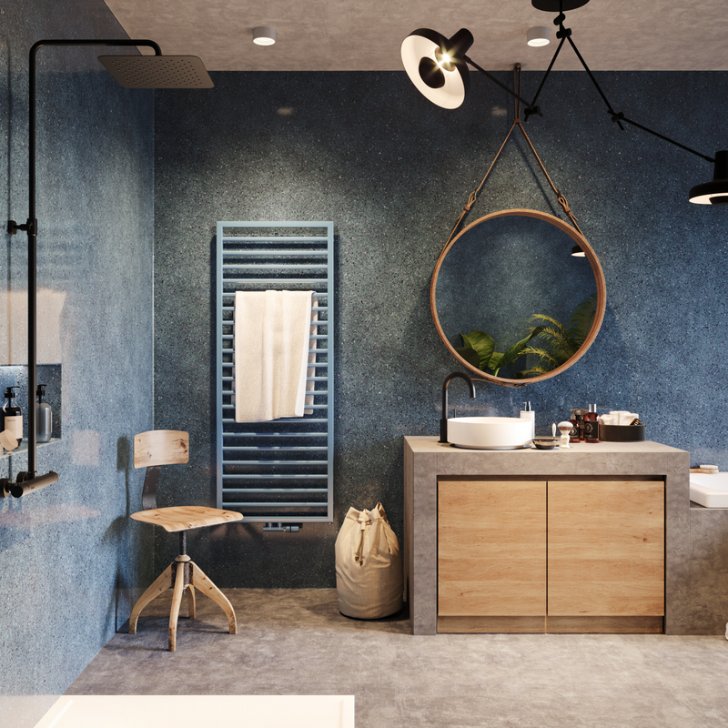 Rendering Zehnder Subway Decorative radiator Front view