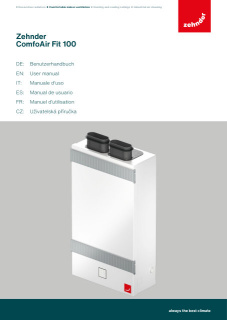 Zehnder_CSY_ComfoAir-Fit-100_USR_MAN
